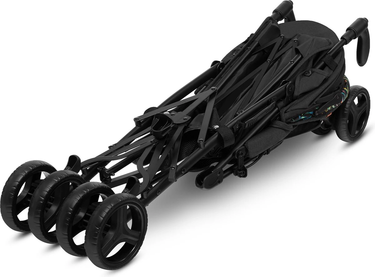 Lionelo Irma - Buggy - Wandelwagen- Lichte 7kg - Tot 15 Kg - Geveerde Wielen - 360° - Tot 5 Jaar - Opbergmand - Verstelbare Handgreep - Snel Inklapsysteem - Compact Formaat 4 Lionelo Irma - Buggy - Wandelwagen- Lichte 7kg - Tot 15 Kg - Geveerde Wielen - 360° - Tot 5 Jaar - Opbergmand - Verstelbare Handgreep - Snel Inklapsysteem - Compact Formaat - Afbeelding 2