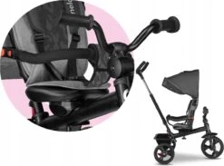 Merkloos Kinderwagen - 3 In 1 Kinderwagen - Duwfiets - Driewieler - Tot 25 Kg - Tot 36+ Maanden - Met Duwstang - Kinder Wagen - Kinder Driewieler - Buggy - Duwfiets -Babyproducten 1200x891 1