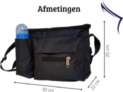 Janse Luiertas - Schoudertas - Baby Tas - Verzorgingstas - Kinderwagen Tas - Babyshower - Mommy Bag - Buggy Tas - Diaper Bag - Kinderwagen Organizer -Babyproducten 1200x892 4