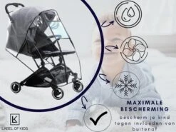 Regenhoes Kinderwagen - Regenhoes Buggy - Wandelwagen - Regenscherm - Universeel - Hoogwaardige Kwaliteit -Babyproducten 1200x900 14