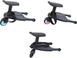 Meerijdplankje Met Zitje - Meerijdplankje Universeel – Buggy Board – Buggy Board Meerijdplankje – Buggy Universeel Meerijdplankje – Zwart Wiel -Babyproducten 1200x908