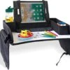 Blyzi - Reistafel Auto Met Tablethouder – Opvouwbaar – Speeltafel Voor Onderweg – Auto Organizer – Tekentafel - Zwart -Babyproducten 1200x918