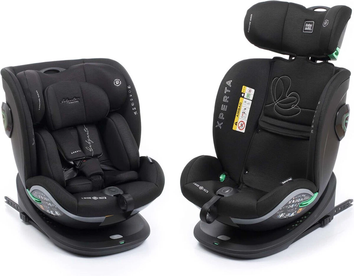 Babyauto Xperta I-Size Autostoel - 360° Met Isofix - Zwart (40-150 Cm) 6 Babyauto Xperta I-Size Autostoel - 360° Met Isofix - Zwart (40-150 Cm) - Afbeelding 4