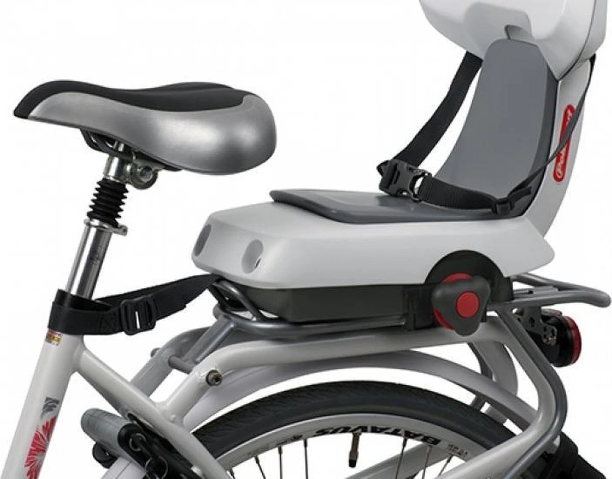 Polisport Guppy Duo Junior - Fietsstoeltje Achter - Grijs 8636100001 6 Polisport Guppy Duo Junior - Fietsstoeltje Achter - Grijs 8636100001 - Afbeelding 4