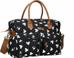 Kidzroom Black And White Luiertas - Zwart - Ophanglussen Kinderwagen - Verschoonmatje - Verstelbare Schouderband 34 Kidzroom Black And White Luiertas - Zwart - Ophanglussen Kinderwagen - Verschoonmatje - Verstelbare Schouderband -Babyproducten 1200x939 3