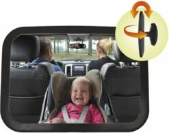 Babyproducten 12 Dc Brands - Verstelbare Spiegel Voor In De Auto - Kinderspiegel Auto - Spiegel - Baby - Veiligheid