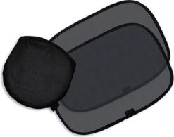 Merkloos Zonwering Auto - UV Protectie - Luxe Zonneschermen - Zijruit 2 Stuks - Zonnescherm Auto - Bescherm Uw Baby En Kinderen -Babyproducten 1200x945