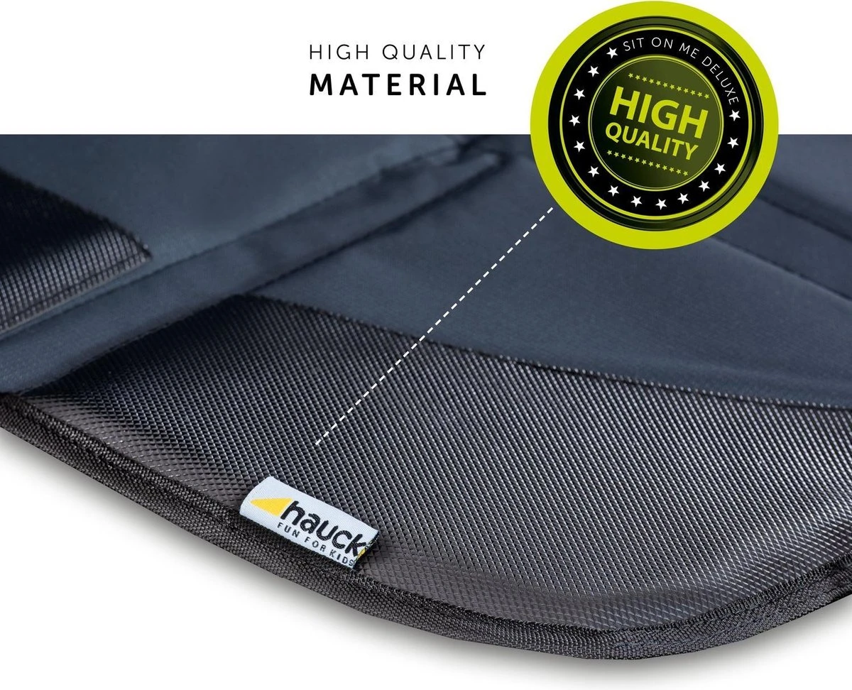 Hauck Sit On Me Deluxe Autostoelbeschermer - Black 9 Hauck Sit On Me Deluxe Autostoelbeschermer - Black - Afbeelding 7