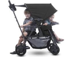 Joovy Caboose Too Ultralight Dubbele Buggy - Zwart - Duo Buggy - Lichtgewicht -Babyproducten 1200x977 1