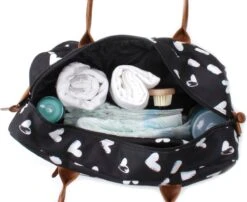 Kidzroom Black And White Luiertas - Zwart - Ophanglussen Kinderwagen - Verschoonmatje - Verstelbare Schouderband 24 Kidzroom Black And White Luiertas - Zwart - Ophanglussen Kinderwagen - Verschoonmatje - Verstelbare Schouderband -Babyproducten 1200x982 1