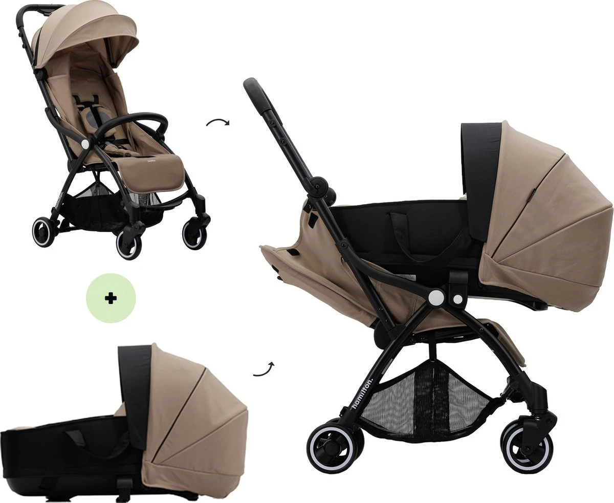 Hamilton By Yoop X1 Plus Kinderwagen - Buggy Met Monteerbare Wieg - Premium Stroller Met One Hand Folding Technologie - Nieuw, Hoger, Uitgebreider 2023 Model - Kaki - Licht, Verstelbaar, Wendbaar En Geschikt Van 0 Maanden Tot 4 Jaar 3 Hamilton By Yoop X1 Plus Kinderwagen - Buggy Met Monteerbare Wieg - Premium Stroller Met One Hand Folding Technologie - Nieuw, Hoger, Uitgebreider 2023 Model - Kaki - Licht, Verstelbaar, Wendbaar En Geschikt Van 0 Maanden Tot 4 Jaar