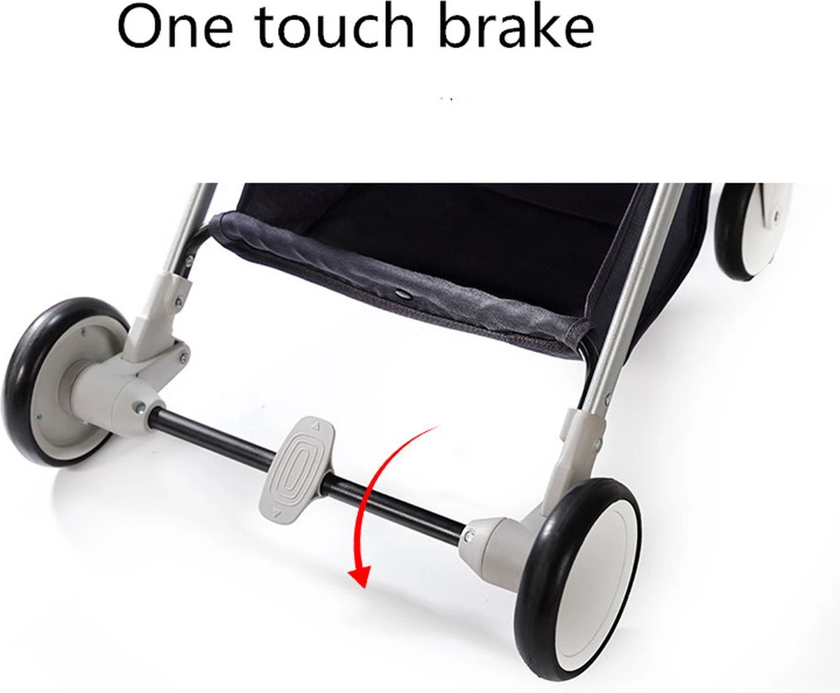 WOOSH New Buggy - Antraciet - One Hand Folding - 3 Slaapstanden - Wandelwagen Tot 25 Kg - Gratis Extra's 21 WOOSH New Buggy - Antraciet - One Hand Folding - 3 Slaapstanden - Wandelwagen Tot 25 Kg - Gratis Extra's - Afbeelding 19