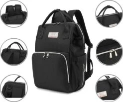 Massi Miliano Luiertas Unisex Zwart (M-22003-6) -Babyproducten 1200x994 4