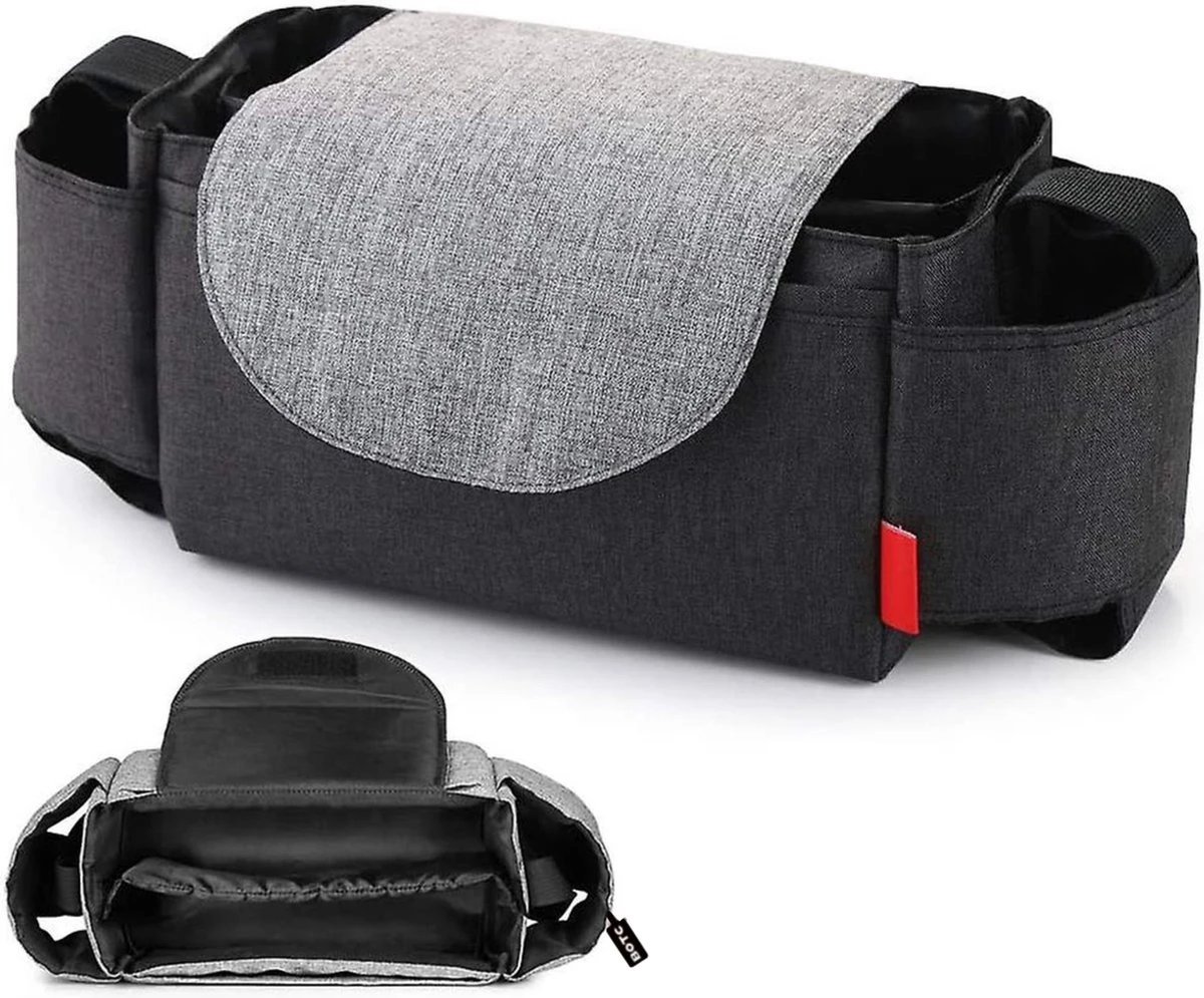 BOTC Kinderwagen Organizer - Buggy Tas Organizer - Wandelwagen Organizer - Luiertas - Telefoonhouder 3 BOTC Kinderwagen Organizer - Buggy Tas Organizer - Wandelwagen Organizer - Luiertas - Telefoonhouder