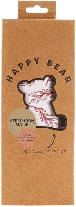 HappyBear | Verschoonmatje - Twiggy | 50cm X 70cm | Handig Voor Onderweg | Compact En Licht Van Gewicht | Waterdichte Toplaag -Babyproducten 443x1200