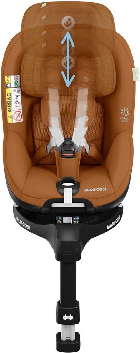 Maxi-Cosi Mica Pro Eco I-Size Autostoeltje - 360° Draaibaar - Gerecyclede Stoffen - Authentic Cognac - Vanaf De Geboorte Tot Ca. 4 Jaar 10 Maxi-Cosi Mica Pro Eco I-Size Autostoeltje - 360° Draaibaar - Gerecyclede Stoffen - Authentic Cognac - Vanaf De Geboorte Tot Ca. 4 Jaar - Afbeelding 8