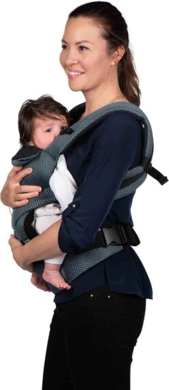 Dooky Ergonomische Draagzak Urban Comfort Green Emerald -Babyproducten 521x1200 1