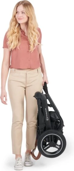 Kinderkraft B-Tour Ash Grey 3-in-1 Combi Kinderwagen Incl. Autostoel KSBTOU00DGR3000 -Babyproducten 521x1200