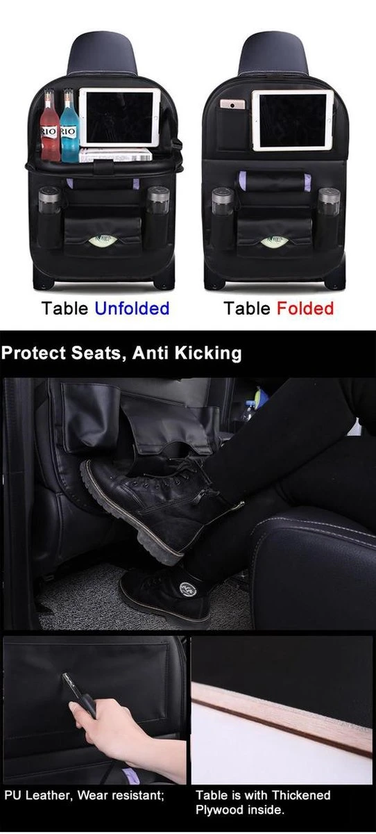 Merkloos PREMIUM Autostoel Organizer - Carseat Organiser - Auto Stoel Organizer - Tablet Houder - Auto Tafeltje - Auto Organizer - Beker Houder - Paraplu Houder - Tissue Doos Houder 7 Merkloos PREMIUM Autostoel Organizer - Carseat Organiser - Auto Stoel Organizer - Tablet Houder - Auto Tafeltje - Auto Organizer - Beker Houder - Paraplu Houder - Tissue Doos Houder - Afbeelding 5