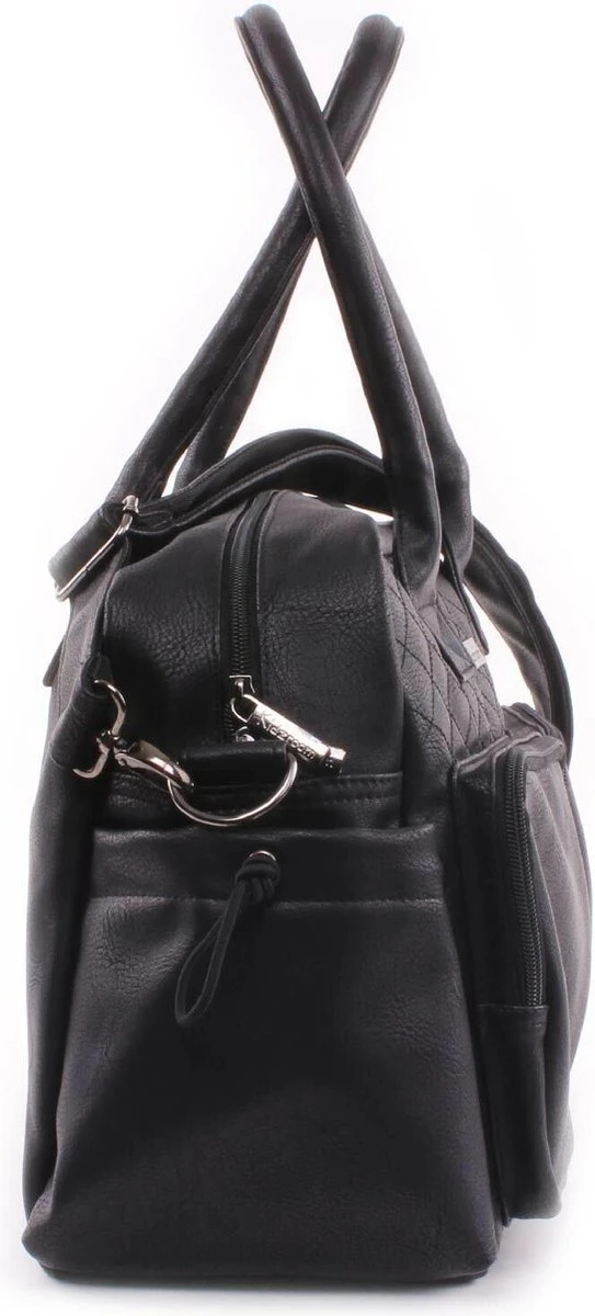 Kidzroom Vision Of Love Luiertas - Zwart - Verschoonmatje - Verstelbare Schouderband 4 Kidzroom Vision Of Love Luiertas - Zwart - Verschoonmatje - Verstelbare Schouderband - Afbeelding 2