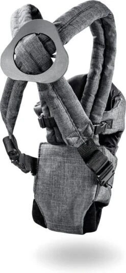 Hauck 2 Way Carrier Draagzak - Buikdrager - Melange Charcoal -Babyproducten 553x1200