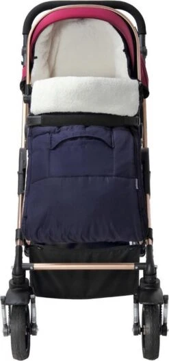 Monzana Voetenzak - Voor Kinderwagen Of Stoeltje - 93x56cm Donkerblauw -Babyproducten 563x1200 1