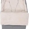 Koeka Oslo Voetenzak Voor Buggy - Wafelstof Met Teddy - Grijs -Babyproducten 566x1200 3