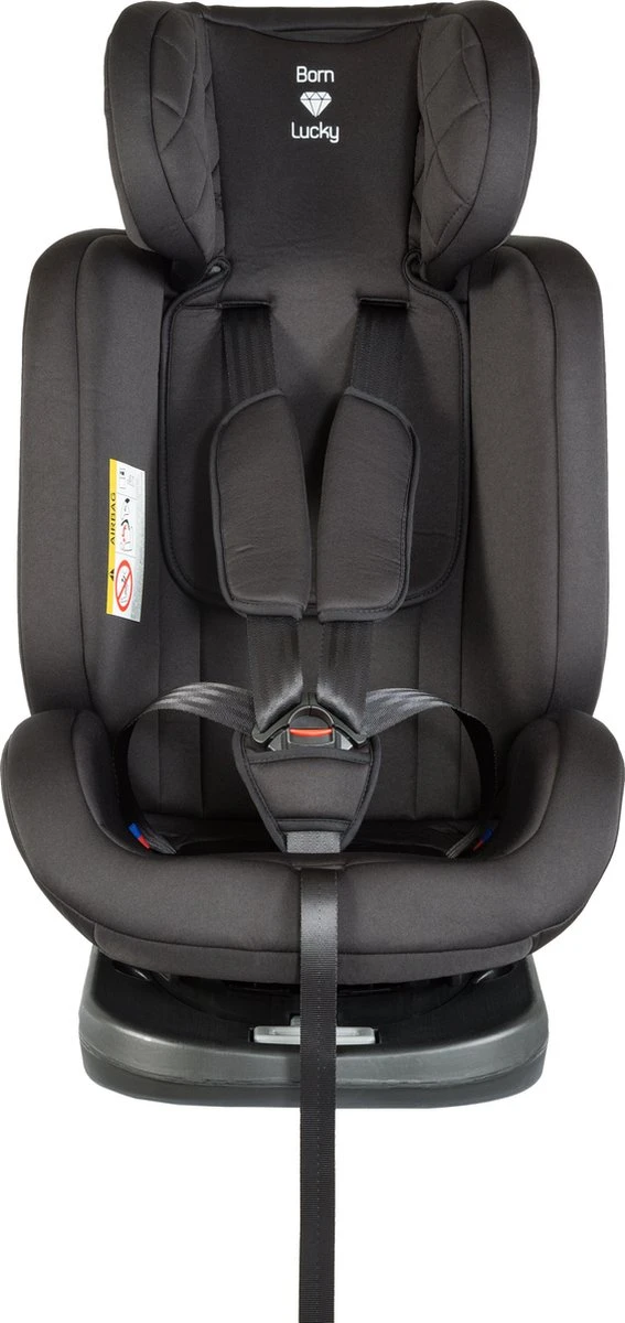 Born Lucky Meegroei Autostoel Roadline SPS ISOFIX - Groep 0/1/2/3 - 360° Draaibaar - Zwart 6 Born Lucky Meegroei Autostoel Roadline SPS ISOFIX - Groep 0/1/2/3 - 360° Draaibaar - Zwart - Afbeelding 4