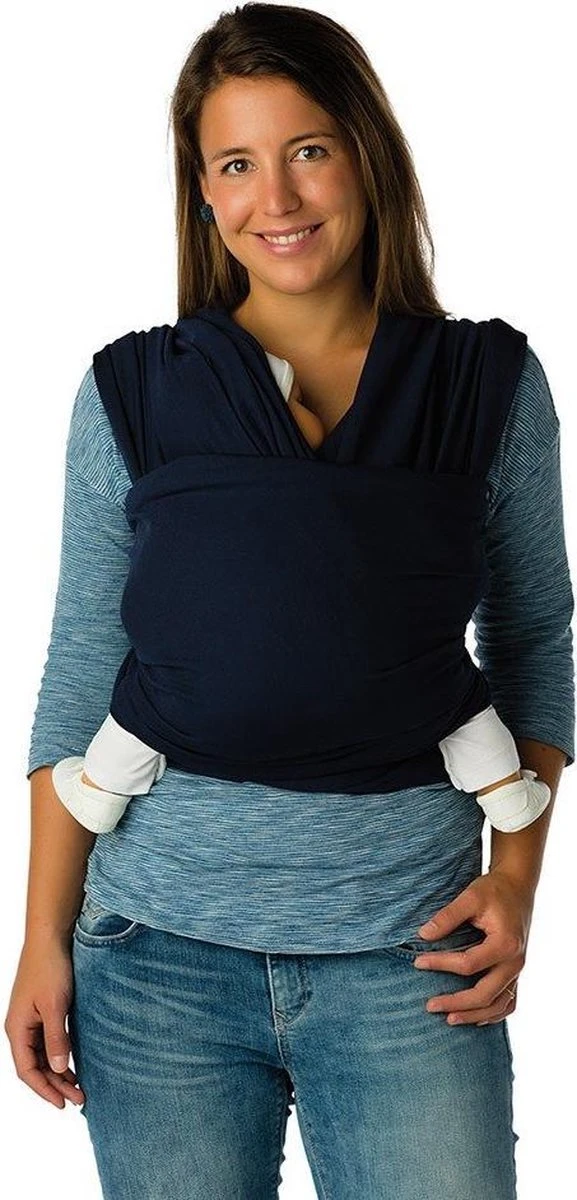 Babylonia Draagdoek - Tricot-Slen - Jeansblauw 6 Babylonia Draagdoek - Tricot-Slen - Jeansblauw - Afbeelding 4