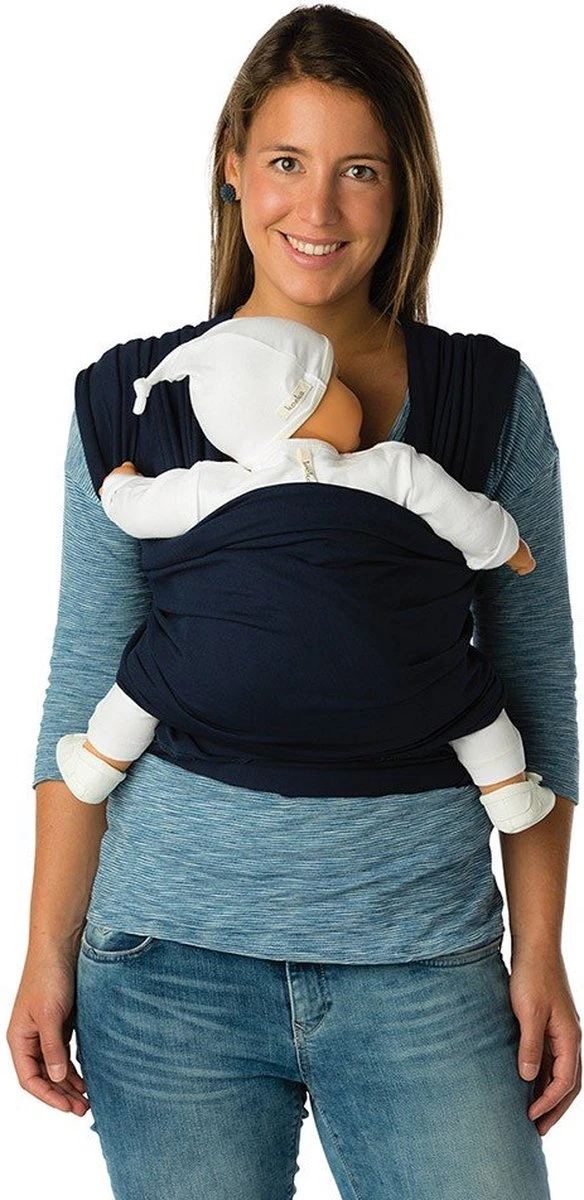 Babylonia Draagdoek - Tricot-Slen - Jeansblauw 8 Babylonia Draagdoek - Tricot-Slen - Jeansblauw - Afbeelding 6