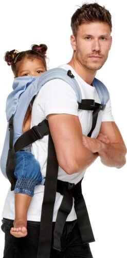 ByKay - Babydrager - Click Carrier Classic - Stonewashed -size Toddler -Babyproducten 589x1200