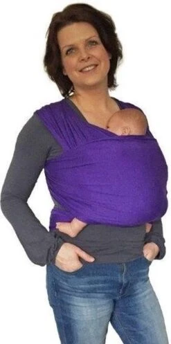 Smallvips Draagdoek Taupe - Rekbare Draagdoek Van Bamboo - Heerlijk Zacht En Koel - Ergonomisch Dragen -Babyproducten 596x1200 2