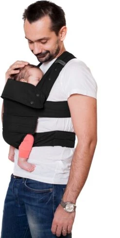 Marsupi Classic Black - Maat XL - Taille 85-120 Cm - Draagzak Baby -Babyproducten 604x1200