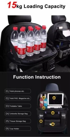 Merkloos PREMIUM Autostoel Organizer - Carseat Organiser - Auto Stoel Organizer - Tablet Houder - Auto Tafeltje - Auto Organizer - Beker Houder - Paraplu Houder - Tissue Doos Houder 19 Merkloos PREMIUM Autostoel Organizer - Carseat Organiser - Auto Stoel Organizer - Tablet Houder - Auto Tafeltje - Auto Organizer - Beker Houder - Paraplu Houder - Tissue Doos Houder -Babyproducten 618x1200