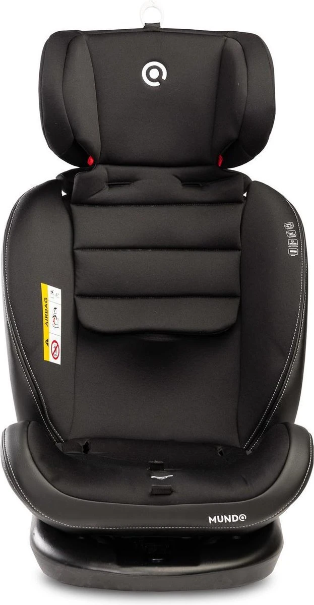 MUNDO 0-36 KG ISOFIX - 360 Graden Draaibaar Zwart 5 MUNDO 0-36 KG ISOFIX - 360 Graden Draaibaar Zwart - Afbeelding 3