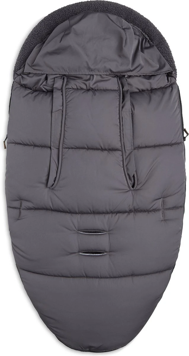 Jollein Voetenzak Voor Buggy & Wandelwagen - Grey 5 Jollein Voetenzak Voor Buggy & Wandelwagen - Grey - Afbeelding 3