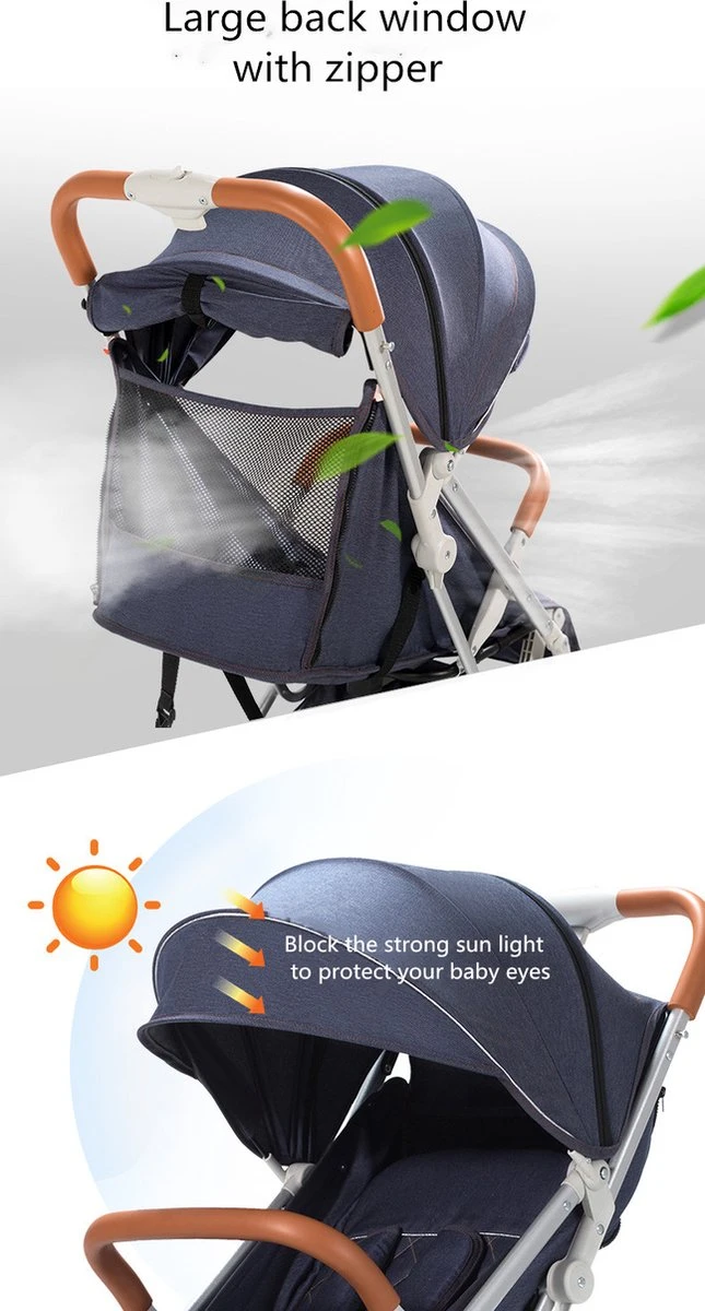 WOOSH New Buggy - Antraciet - One Hand Folding - 3 Slaapstanden - Wandelwagen Tot 25 Kg - Gratis Extra's 11 WOOSH New Buggy - Antraciet - One Hand Folding - 3 Slaapstanden - Wandelwagen Tot 25 Kg - Gratis Extra's - Afbeelding 9
