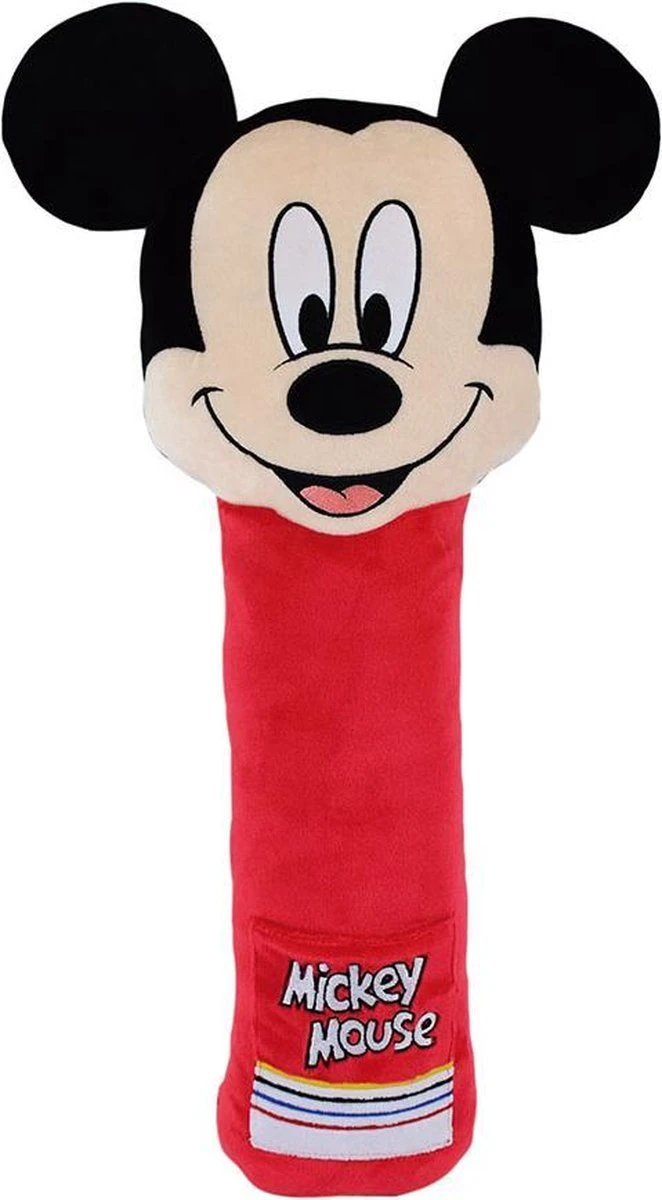 Disney - Mickey Mouse - Gordelkussen - Gordelknuffel - Rood - 54cm 3 Disney - Mickey Mouse - Gordelkussen - Gordelknuffel - Rood - 54cm