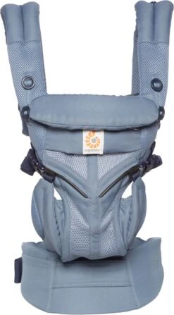 Ergobaby Omni 360 Cool Air Mesh Baby Draagzak - Oxford Blue -Babyproducten 663x1200