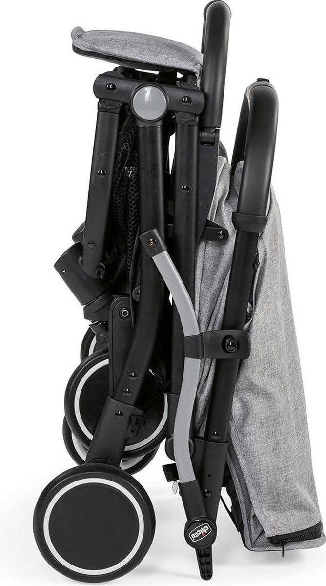 Chicco Trolley Me Light Grey - Wandelwagen Met Trolley Functie 6 Chicco Trolley Me Light Grey - Wandelwagen Met Trolley Functie - Afbeelding 4