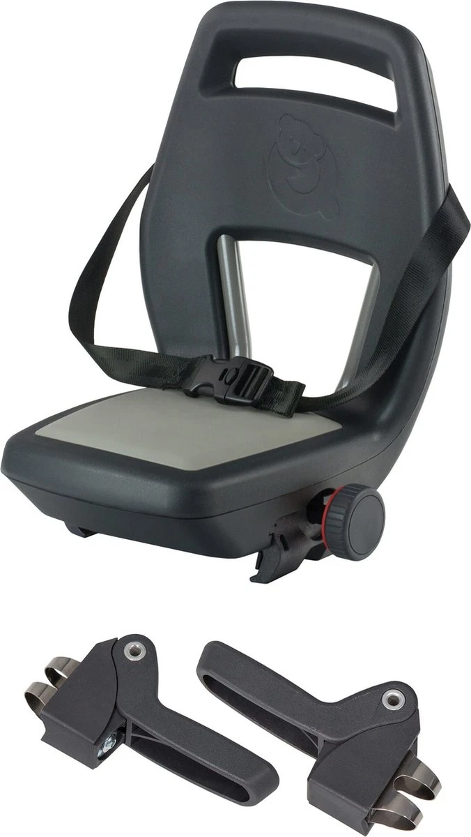 Qibbel 6+ Junior Fietsstoeltje Achter - Antraciet 4 Qibbel 6+ Junior Fietsstoeltje Achter - Antraciet - Afbeelding 2