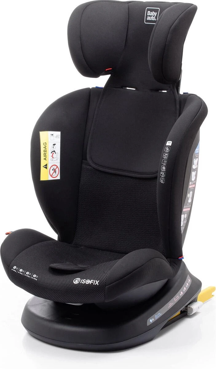Autostoel Babyauto Rodia 360° Met Isofix - Groep 0+/1/2/3 Zwart (0-36kg) 17 Autostoel Babyauto Rodia 360° Met Isofix - Groep 0+/1/2/3 Zwart (0-36kg) - Afbeelding 15