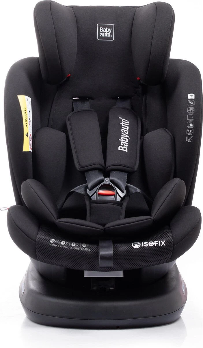Autostoel Babyauto Rodia 360° Met Isofix - Groep 0+/1/2/3 Zwart (0-36kg) 20 Autostoel Babyauto Rodia 360° Met Isofix - Groep 0+/1/2/3 Zwart (0-36kg) - Afbeelding 18