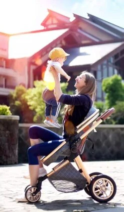 Merkloos Luxe Multi-functionele 3 In 1 Kinderwagen - Kwalitatieve Buggy - Opklapbare Wandelwagen - Khaki 16 Merkloos Luxe Multi-functionele 3 In 1 Kinderwagen - Kwalitatieve Buggy - Opklapbare Wandelwagen - Khaki -Babyproducten 707x1200 3