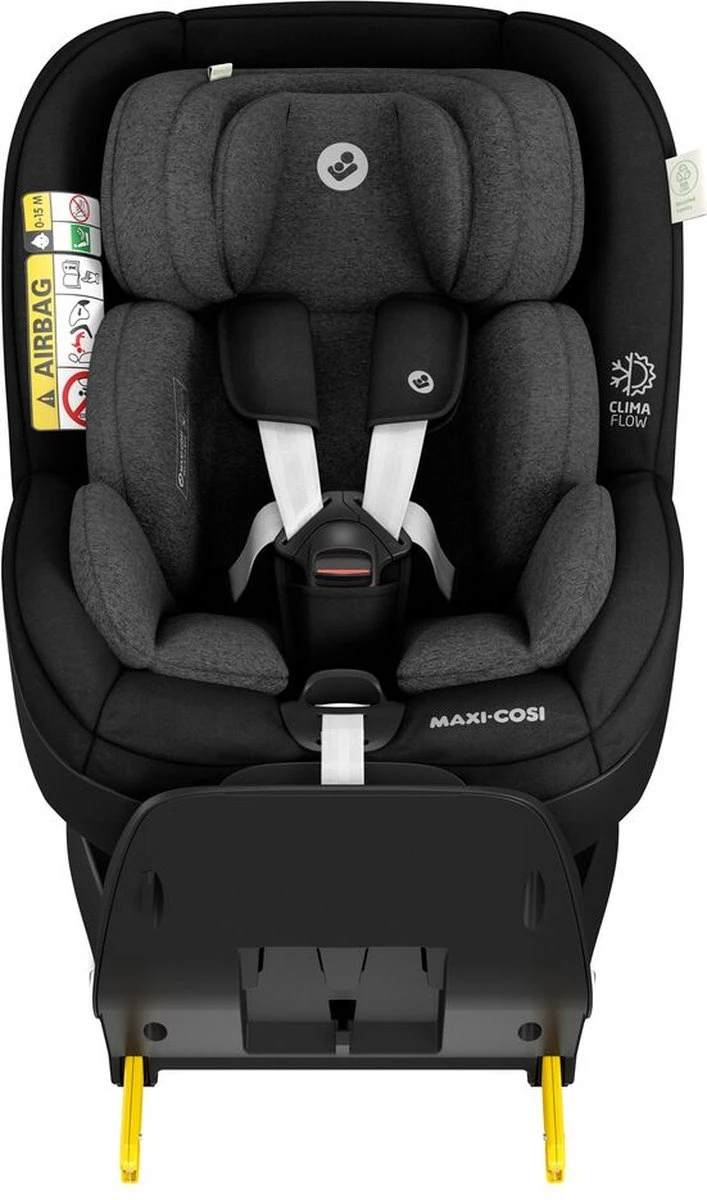 Maxi-Cosi Mica Pro Eco I-Size Autostoeltje - 360° Draaibaar - Gerecyclede Stoffen - Authentic Black - Vanaf De Geboorte Tot Ca. 4 Jaar 15 Maxi-Cosi Mica Pro Eco I-Size Autostoeltje - 360° Draaibaar - Gerecyclede Stoffen - Authentic Black - Vanaf De Geboorte Tot Ca. 4 Jaar - Afbeelding 13