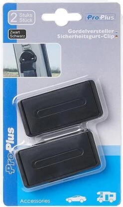 PROPLUS Pro Plus Gordelversteller - 7 X 4 X 2 Cm - Zwart - 2 Stuks -Babyproducten 715x1200