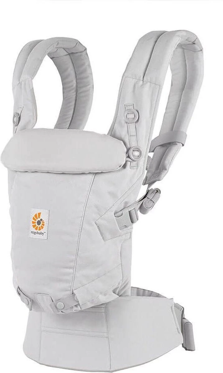 Ergobaby Babydraagzak Adapt SoftTouch™ Cotton - Pearl Grey 3 Ergobaby Babydraagzak Adapt SoftTouch™ Cotton - Pearl Grey