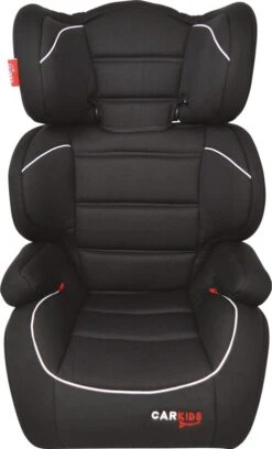 Carkids Verstelbaar Kinderautostoeltje Zwart En Wit | Kinderautostoel Groep 2-3 | Kinderen Van 3,5-12 Jaar | 15-36 Kg