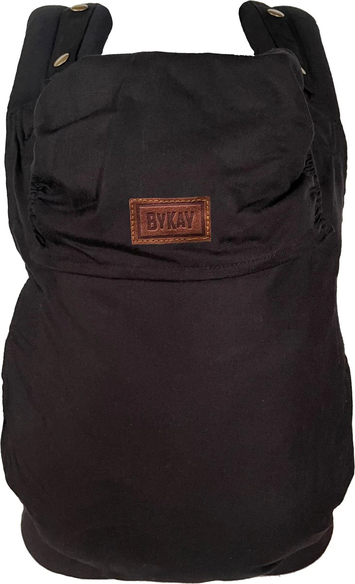 ByKay - Draagzak - Click Carrier Classic - Black - Organic Cotton 4 ByKay - Draagzak - Click Carrier Classic - Black - Organic Cotton - Afbeelding 2