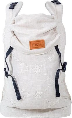 ByKay - Draagzak - Click Carrier Classic - Linnen Lace - Organic Linnen -Babyproducten 733x1200 4
